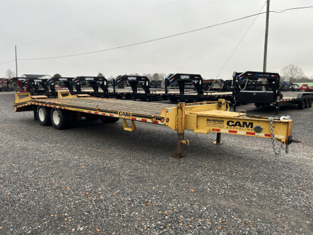 Used 2015 Cam Superline 102X25 25.9K Deckover Flatbed Trailer