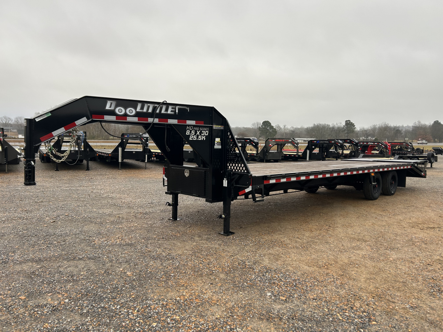 Used 2025 Doolittle 102"X30' 25.5K Gooseneck Flatbed Trailer