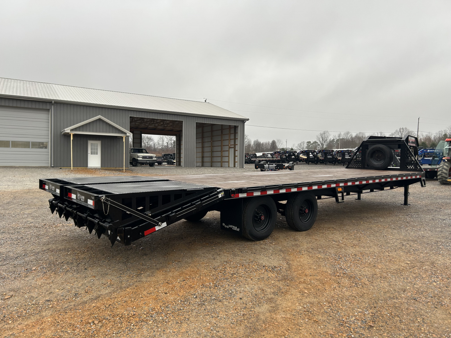 Used 2025 Doolittle 102"X30' 25.5K Gooseneck Flatbed Trailer