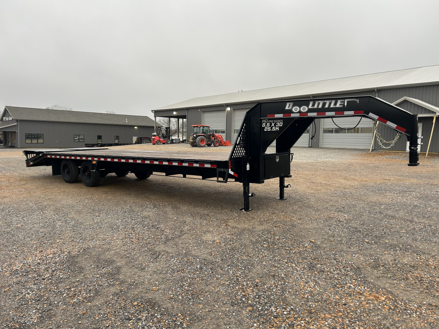 Used 2025 Doolittle 102"X30' 25.5K Gooseneck Flatbed Trailer