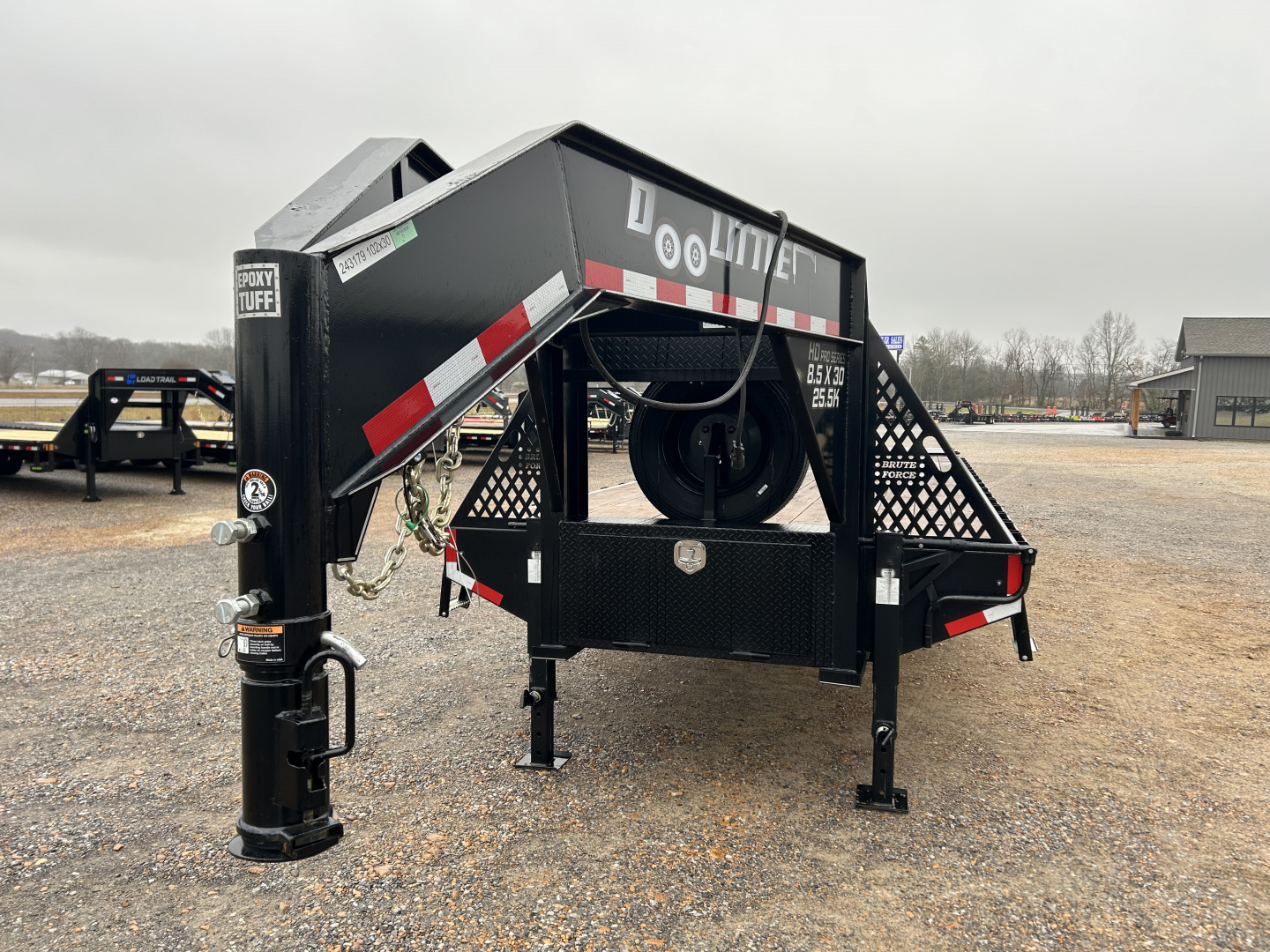 Used 2025 Doolittle 102"X30' 25.5K Gooseneck Flatbed Trailer