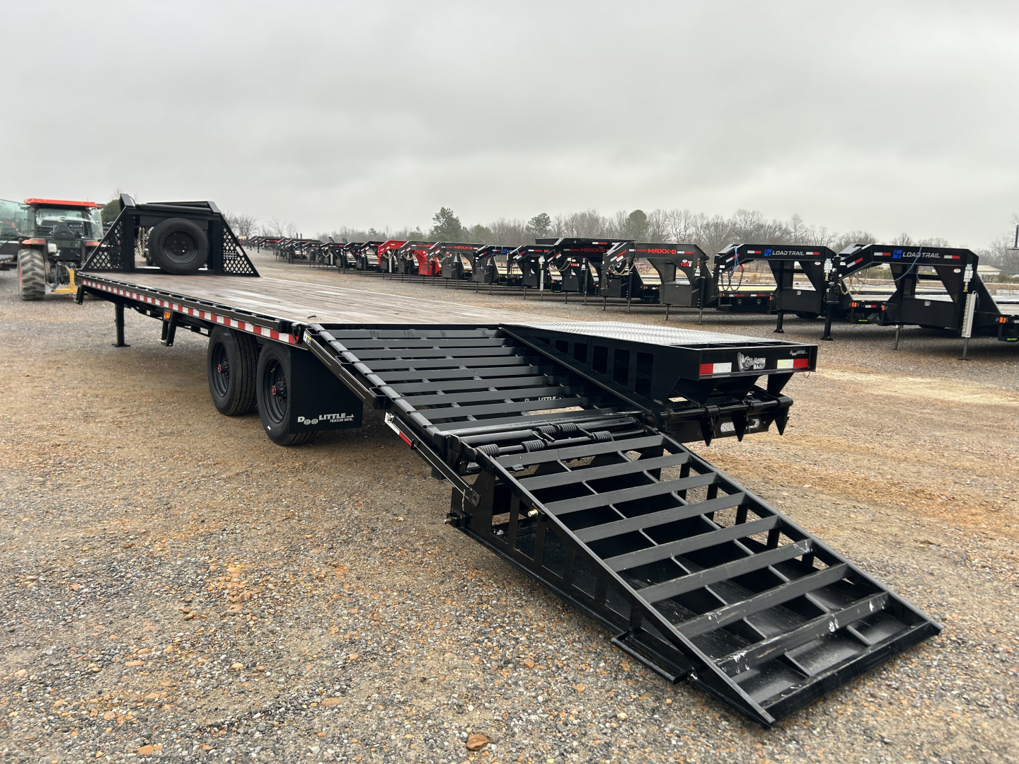 Used 2025 Doolittle 102"X30' 25.5K Gooseneck Flatbed Trailer