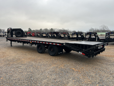 Used 2025 Doolittle 102"X30' 25.5K Gooseneck Flatbed Trailer