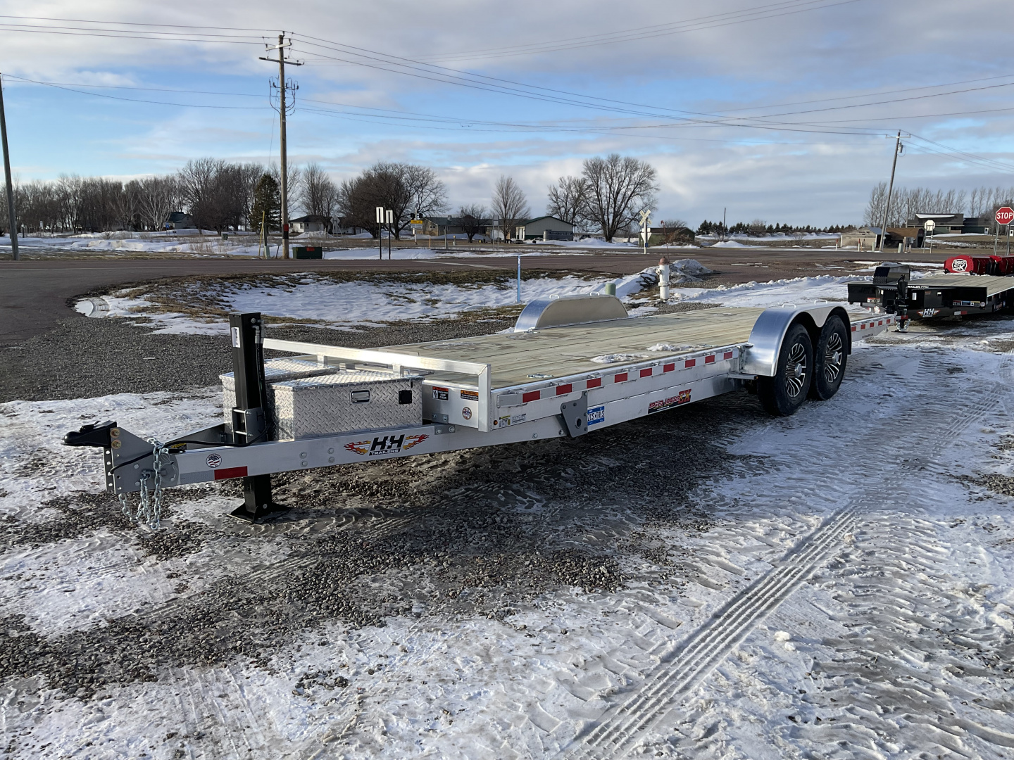 New 2026 H&H Trailers H8224EXLA-140 Car Hauler