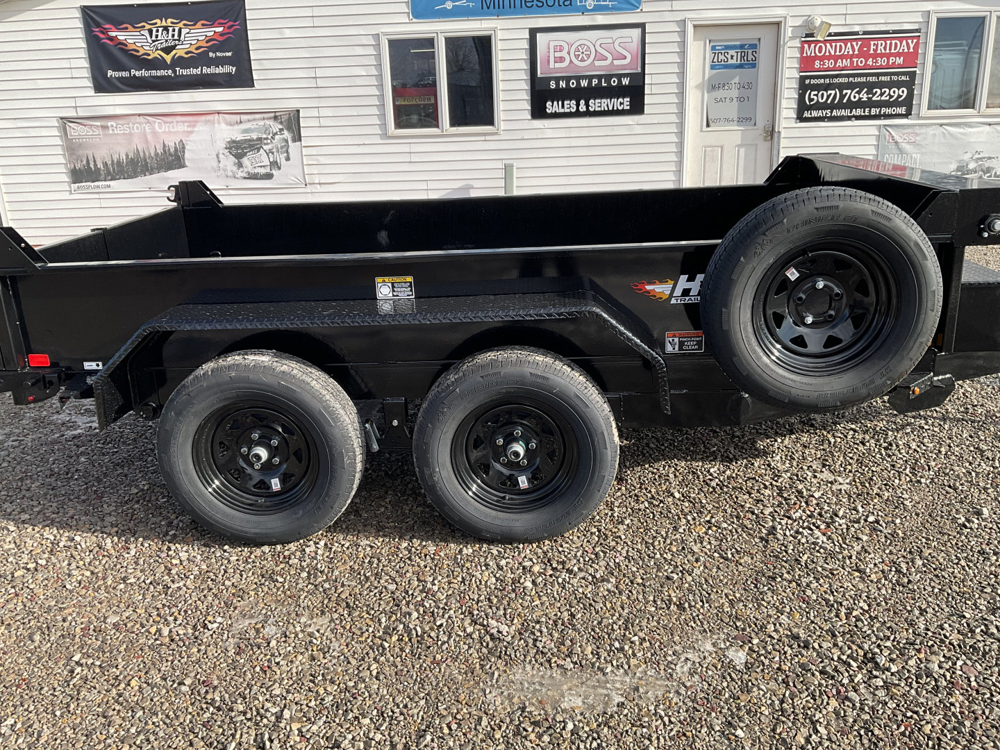 New 2026 H&H Trailers H6210UD-15-070 Dump Trailer
