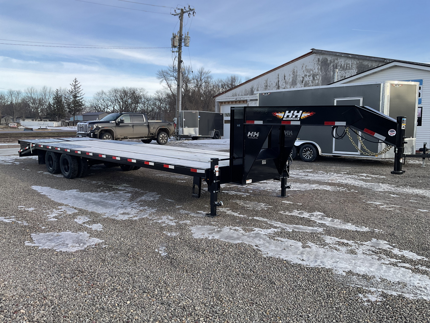 New 2026 H&H Trailers H25+5SDBCL-GN-259 Equipment Trailer