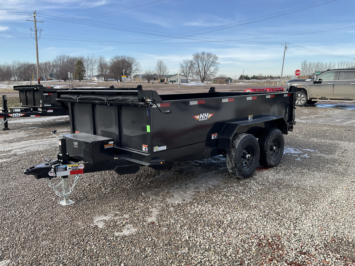 New 2026 H&H Trailers H7612UD-24-100 Dump Trailer
