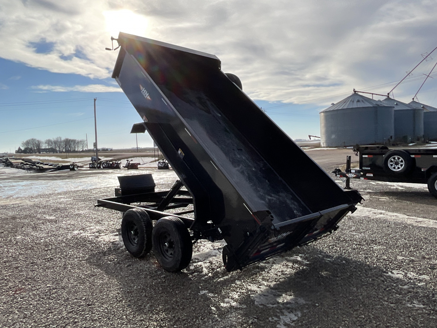 New 2026 H&H Trailers H7612UD-24-100 Dump Trailer