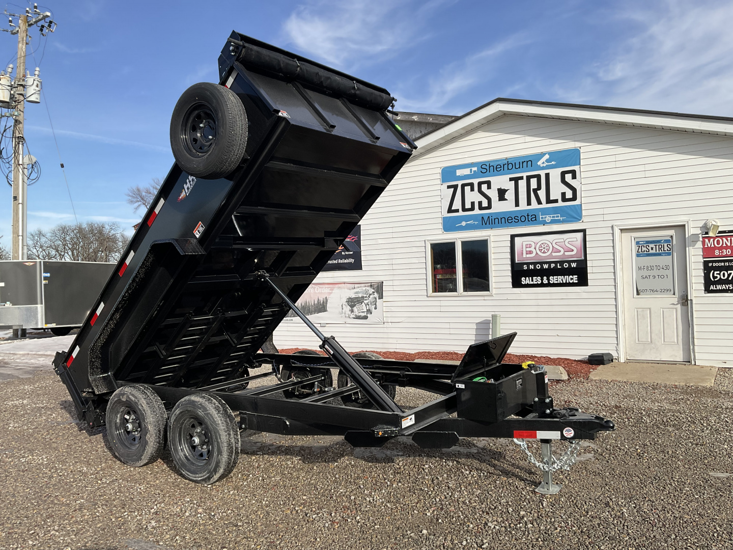 New 2026 H&H Trailers H7612UD-24-100 Dump Trailer