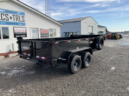 New 2026 H&H Trailers H7612UD-24-100 Dump Trailer