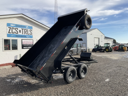 New 2026 H&H Trailers H7612UD-24-100 Dump Trailer