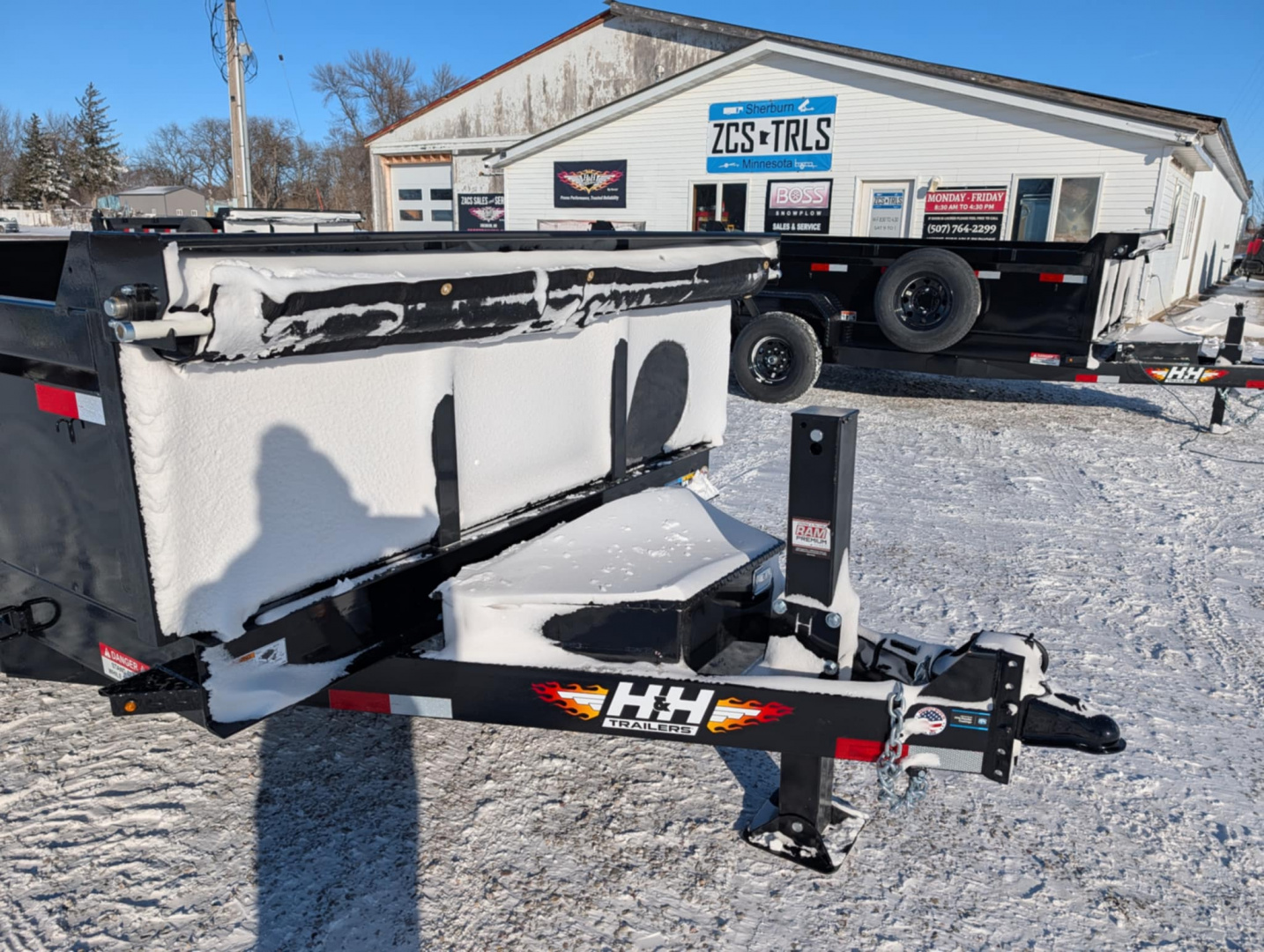 New 2026 H&H Trailers H8314DBW-B-140 Dump Trailer