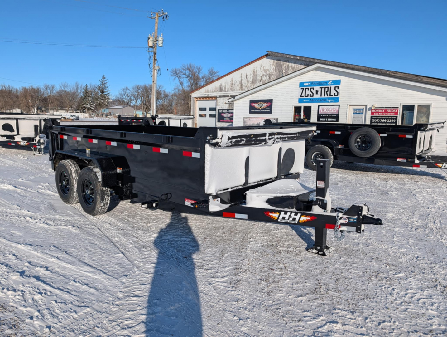 New 2026 H&H Trailers H8314DBW-B-140 Dump Trailer