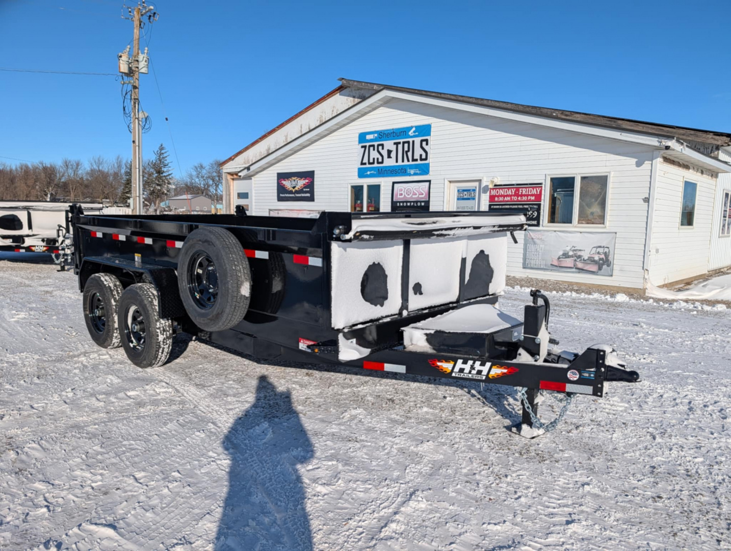 New 2026 H&H Trailers H8314DBW-B-140 Dump Trailer