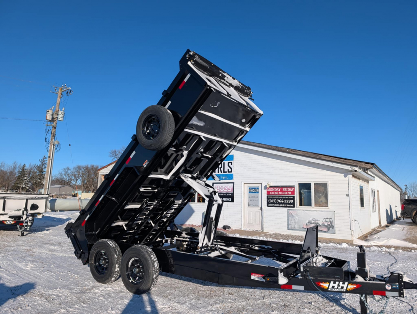 New 2026 H&H Trailers H8314DBW-B-140 Dump Trailer