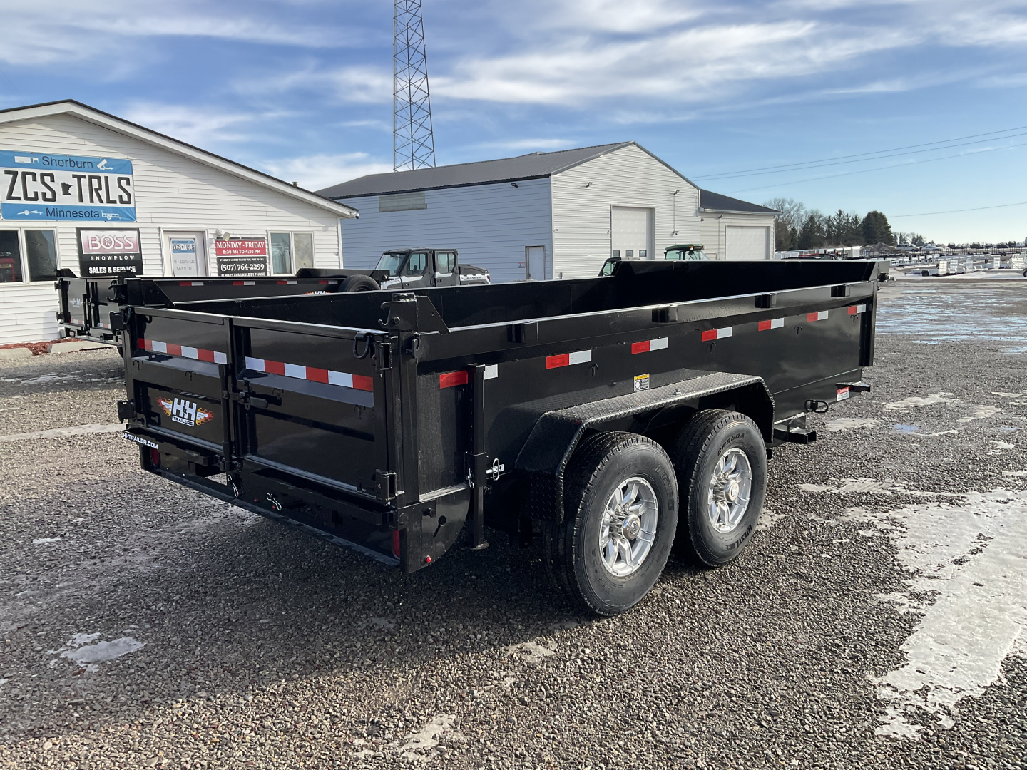 New 2026 H&H Trailers H8314DBW-B-140 Dump Trailer