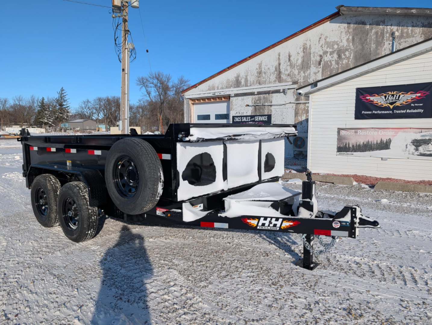 New 2026 H&H Trailers H8312DBW-B-140 Dump Trailer