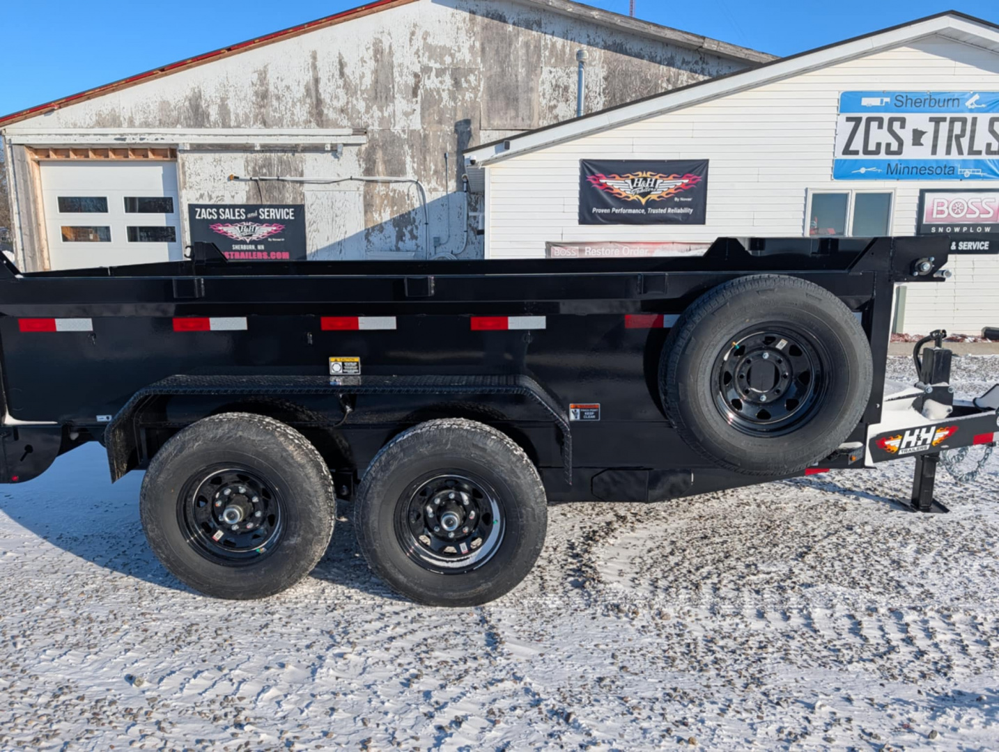 New 2026 H&H Trailers H8312DBW-B-140 Dump Trailer