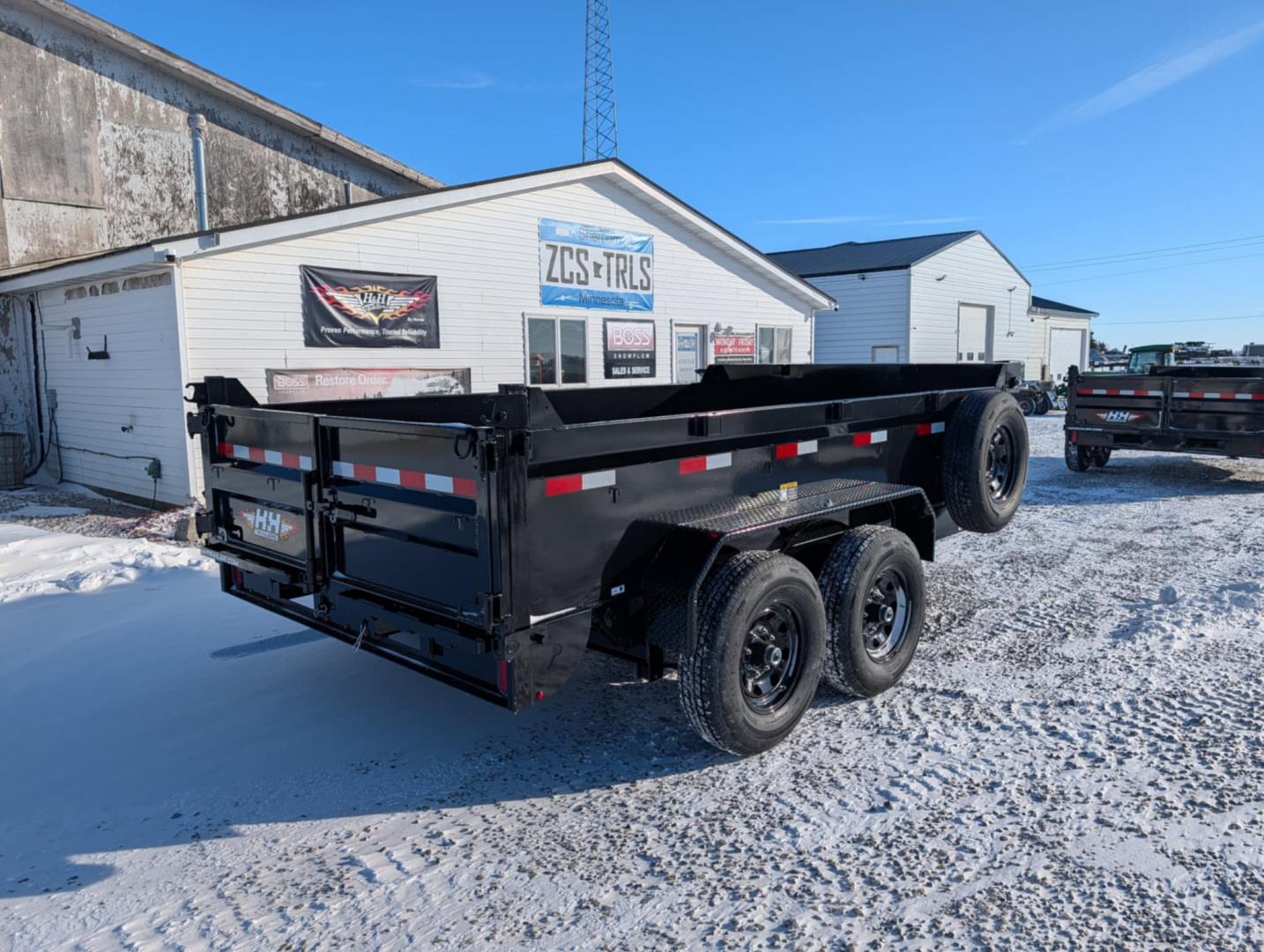 New 2026 H&H Trailers H8312DBW-B-140 Dump Trailer