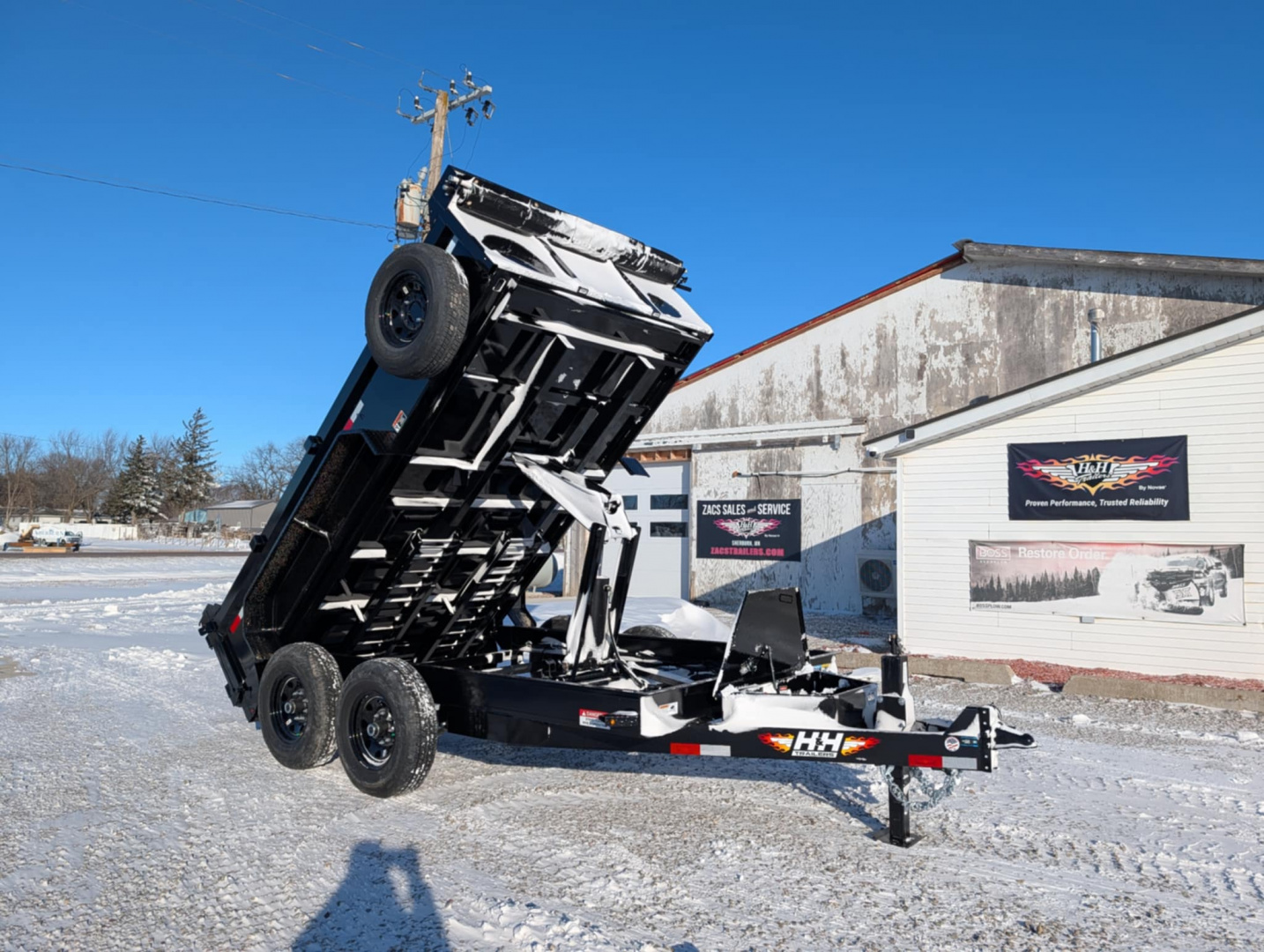 New 2026 H&H Trailers H8312DBW-B-140 Dump Trailer