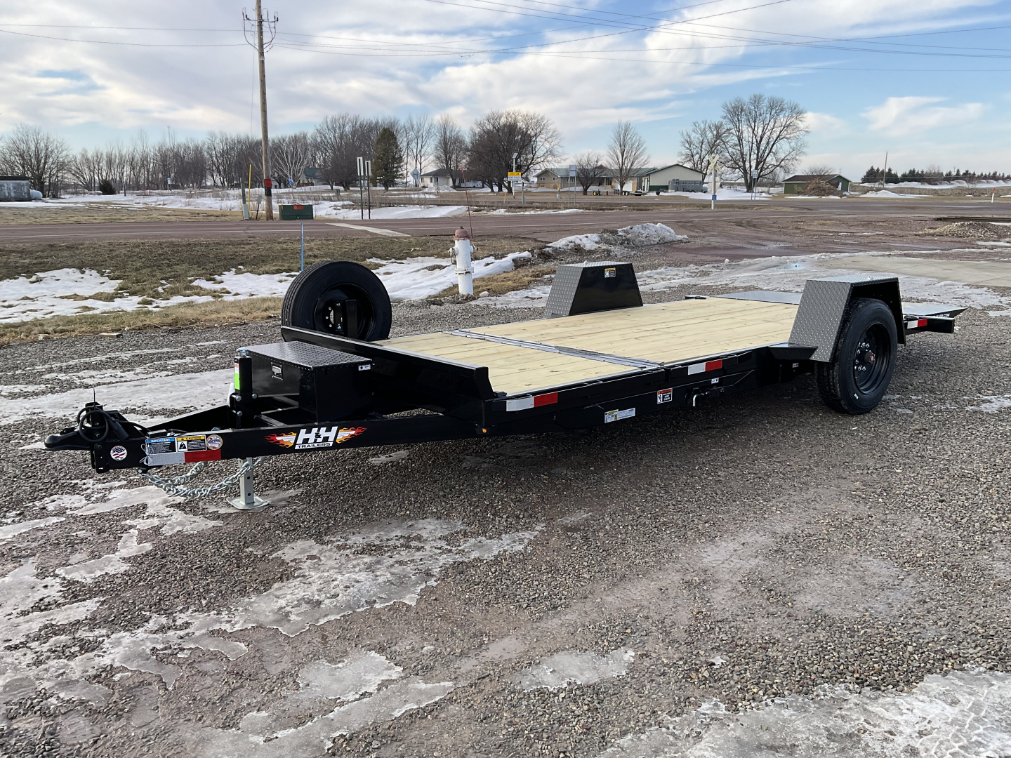 New 2026 H&H Trailers H7812+4GTL-100 Tilt Trailer
