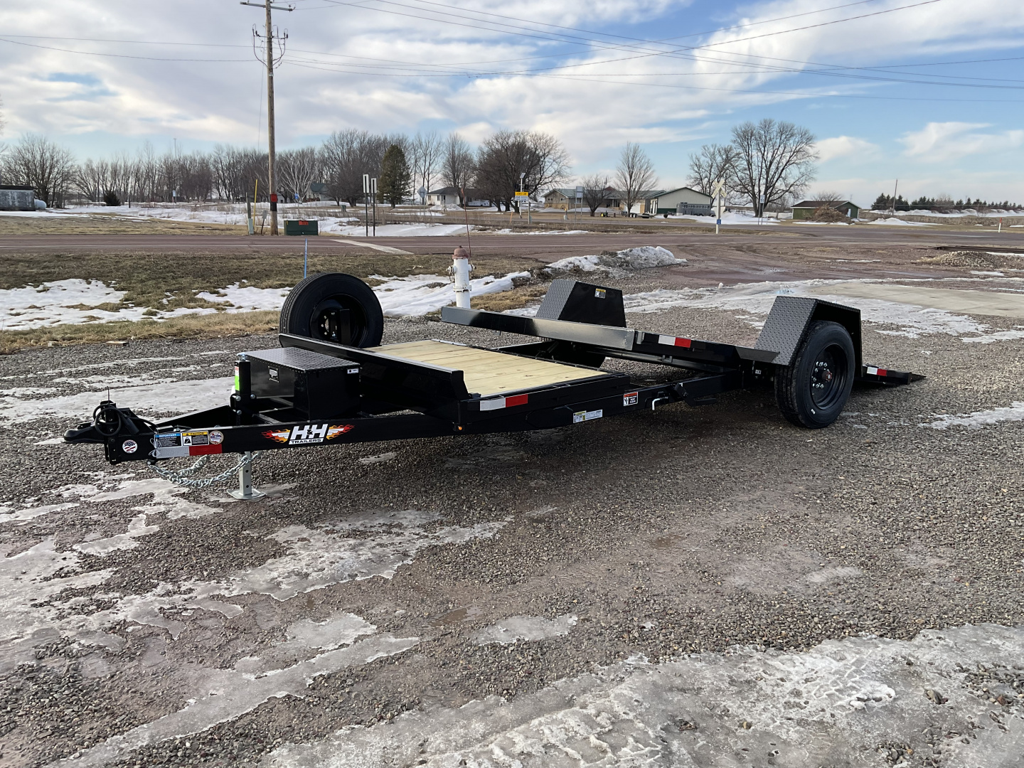 New 2026 H&H Trailers H7812+4GTL-100 Tilt Trailer