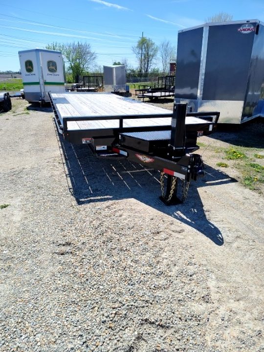 New 2023 H&H Trailers H10224PTHD-B-176 Deckover Trailer Hydraulic tiltbed