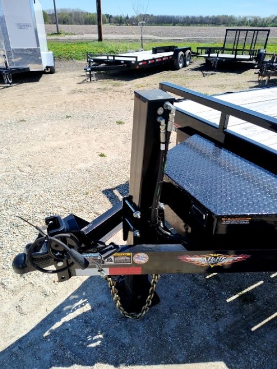 New 2023 H&H Trailers H10224PTHD-B-176 Deckover Trailer Hydraulic tiltbed