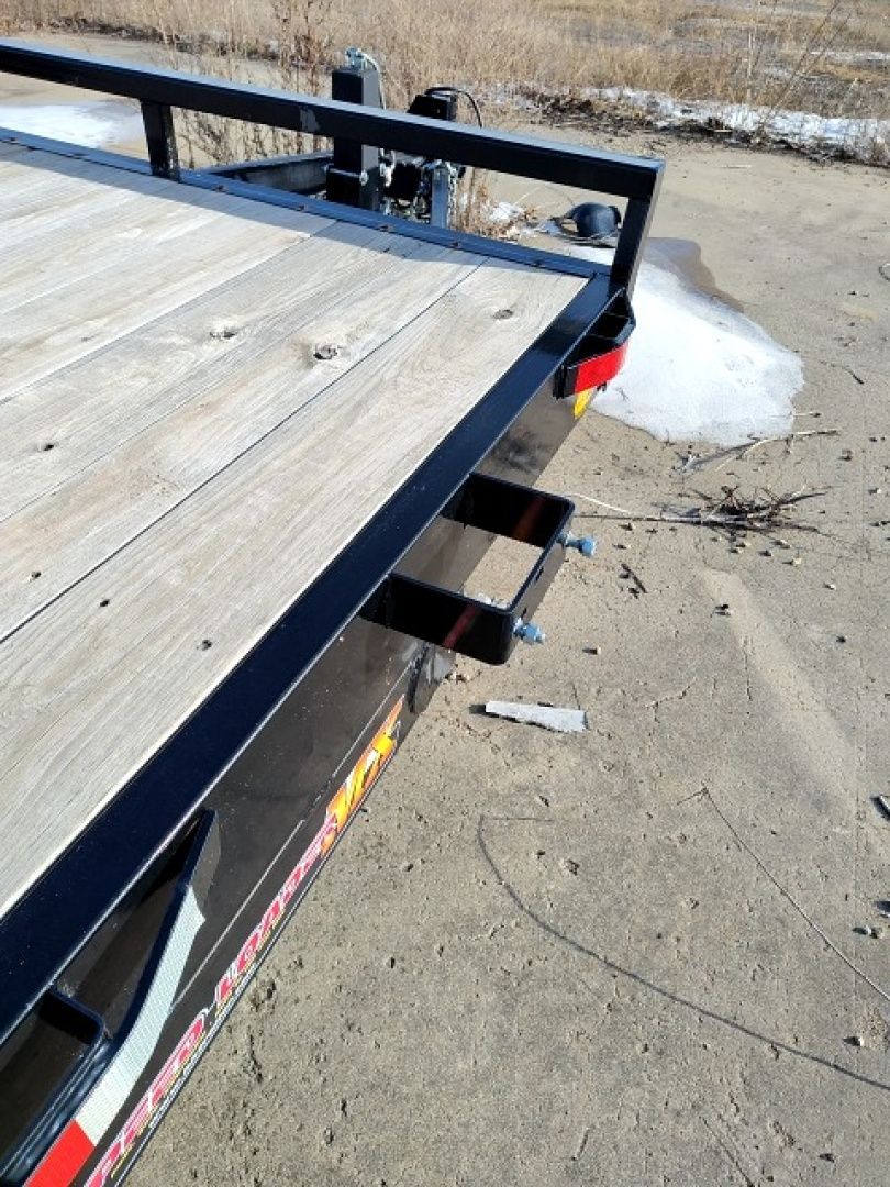 New 2022 H&H Trailers H8224MX-140 Car Hauler Manuel tiltbed