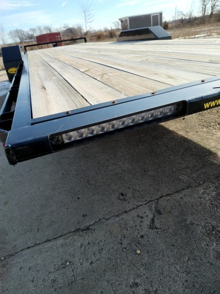 New 2022 H&H Trailers H8224MX-140 Car Hauler Manuel tiltbed