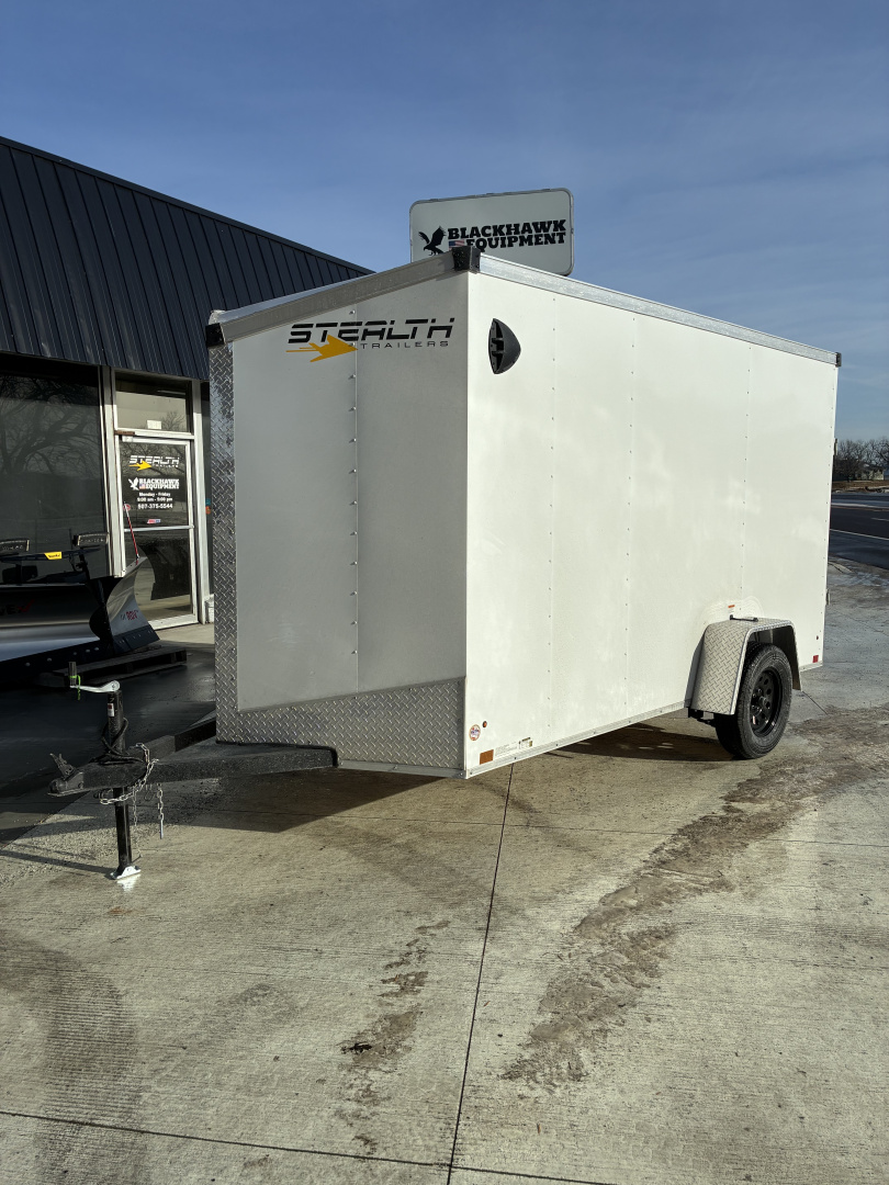 New 2026 Stealth Mustang 6x12 Steel Frame Enclosed Cargo Trailer
