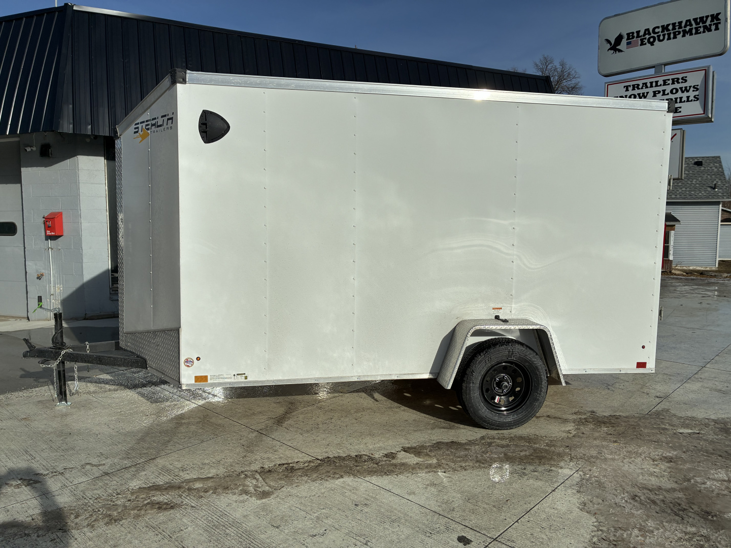 New 2026 Stealth Mustang 6x12 Steel Frame Enclosed Cargo Trailer