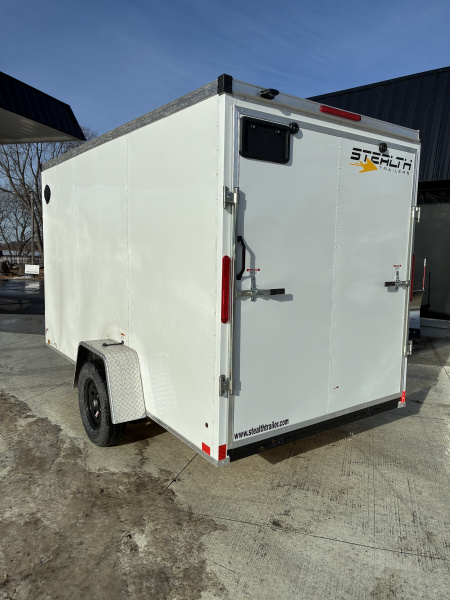 New 2026 Stealth Mustang 6x12 Steel Frame Enclosed Cargo Trailer