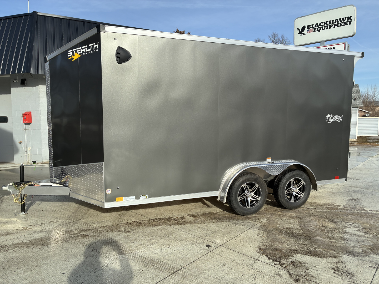 New 2026 Stealth Cobra 7.5x14 All Aluminum Enclosed Cargo Trailer
