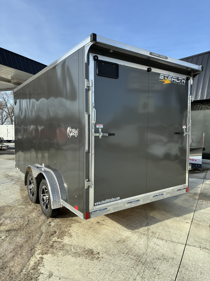 New 2026 Stealth Cobra 7.5x14 All Aluminum Enclosed Cargo Trailer