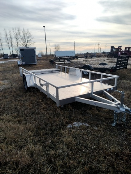 New 2022 Quality Steel and Aluminum 8014ALDX3.5KSA Utility Trailer