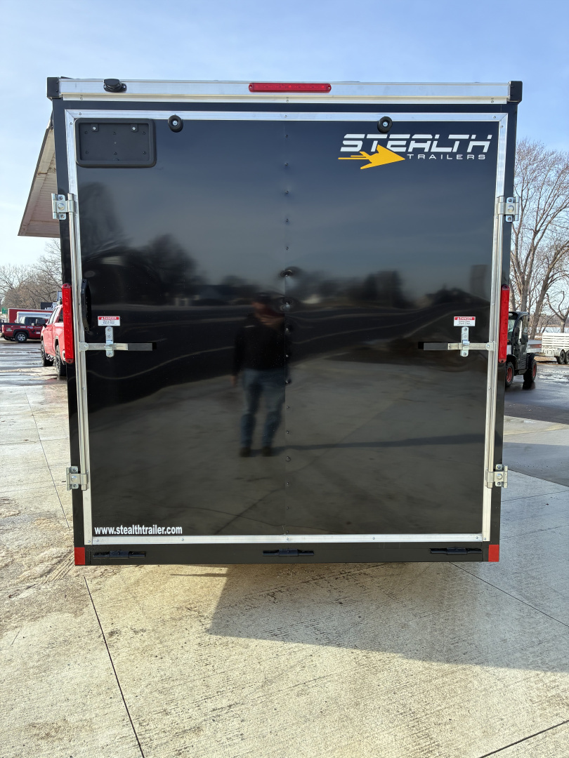 New 2026 Stealth Mustang 7x14 Steel Frame Enclosed Cargo Trailer