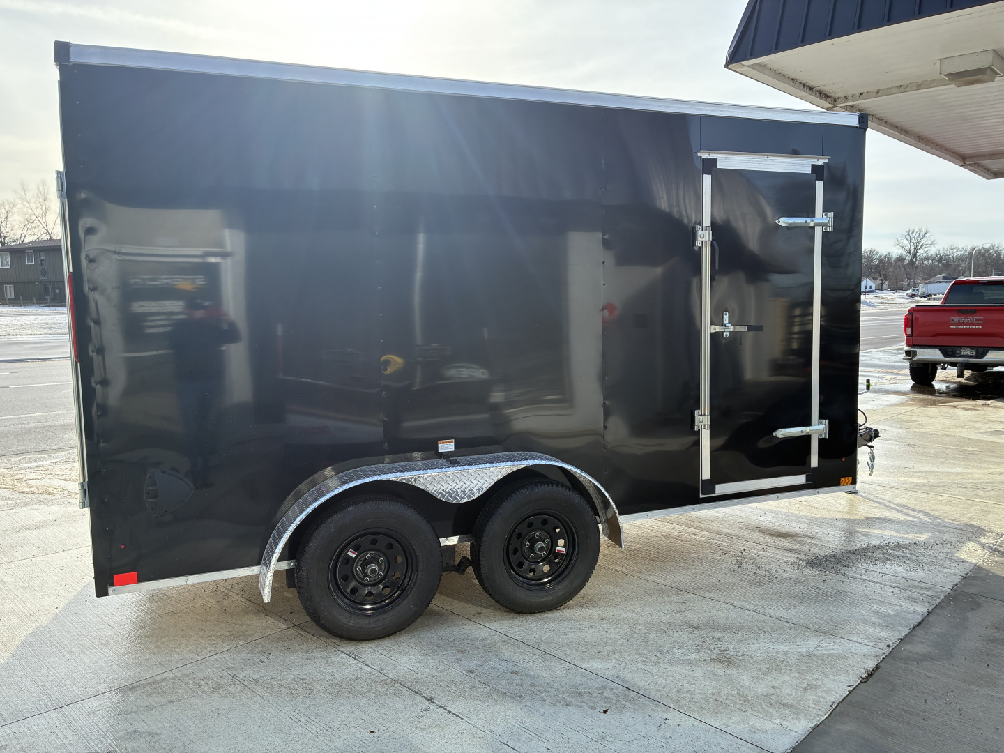 New 2026 Stealth Mustang 7x14 Steel Frame Enclosed Cargo Trailer