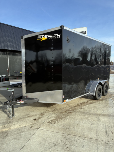 New 2026 Stealth Mustang 7x14 Steel Frame Enclosed Cargo Trailer
