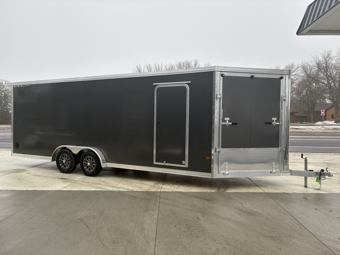 New 2026 Stealth SnoPro 7.5x27 All Aluminum Snowmobile Enclosed Cargo Trailer