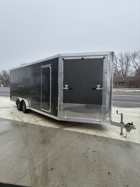 New 2026 Stealth SnoPro 7.5x27 All Aluminum Snowmobile Enclosed Cargo Trailer