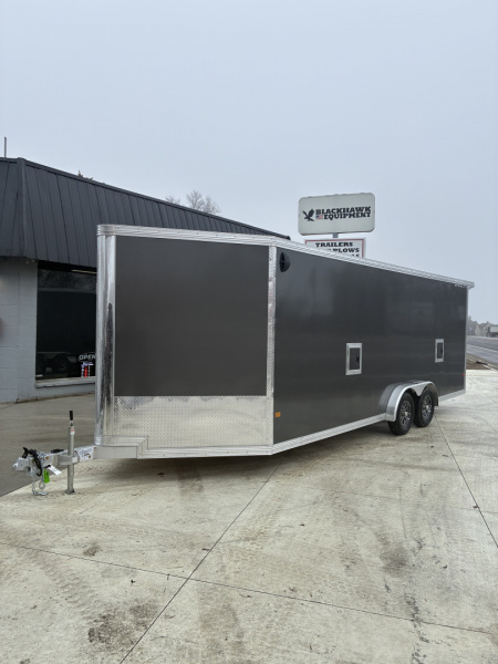 New 2026 Stealth SnoPro 7.5x27 All Aluminum Snowmobile Enclosed Cargo Trailer