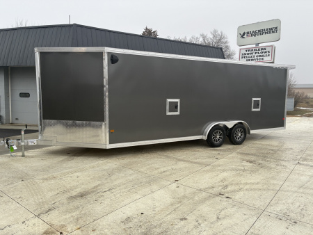 New 2026 Stealth SnoPro 7.5x27 All Aluminum Snowmobile Enclosed Cargo Trailer