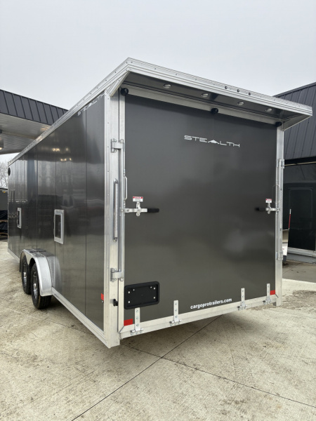 New 2026 Stealth SnoPro 7.5x27 All Aluminum Snowmobile Enclosed Cargo Trailer