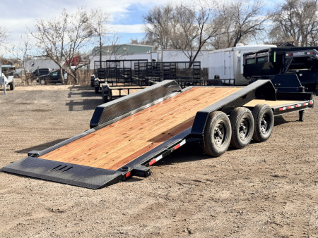 New 2026 Load Trail 7-HD24 Tripple Axle Tilt Deck I-beam Equipment Hauler 21K GVWR