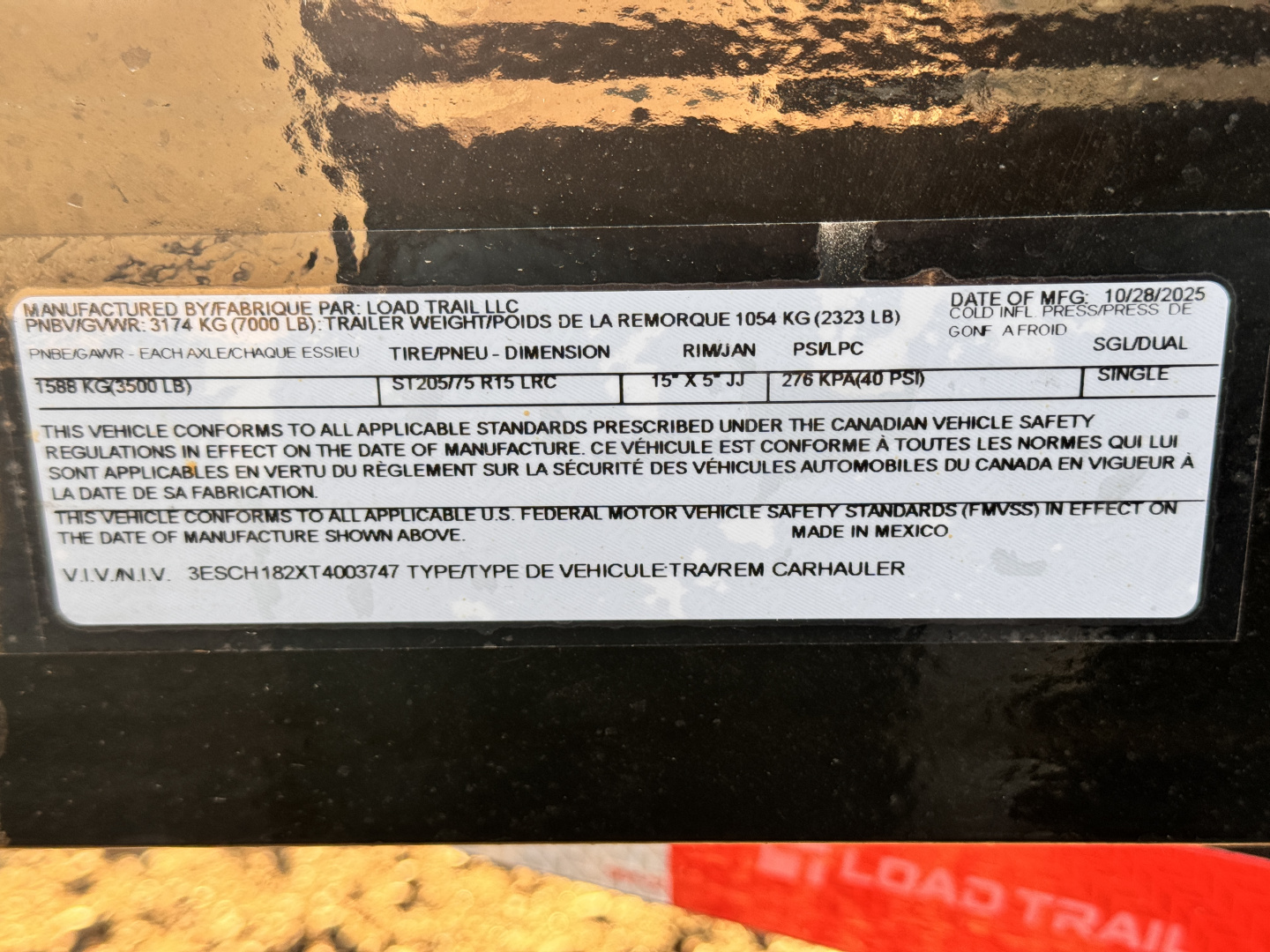 New 2026 Load Trail 7-18 Car Hauler 7K GVWR