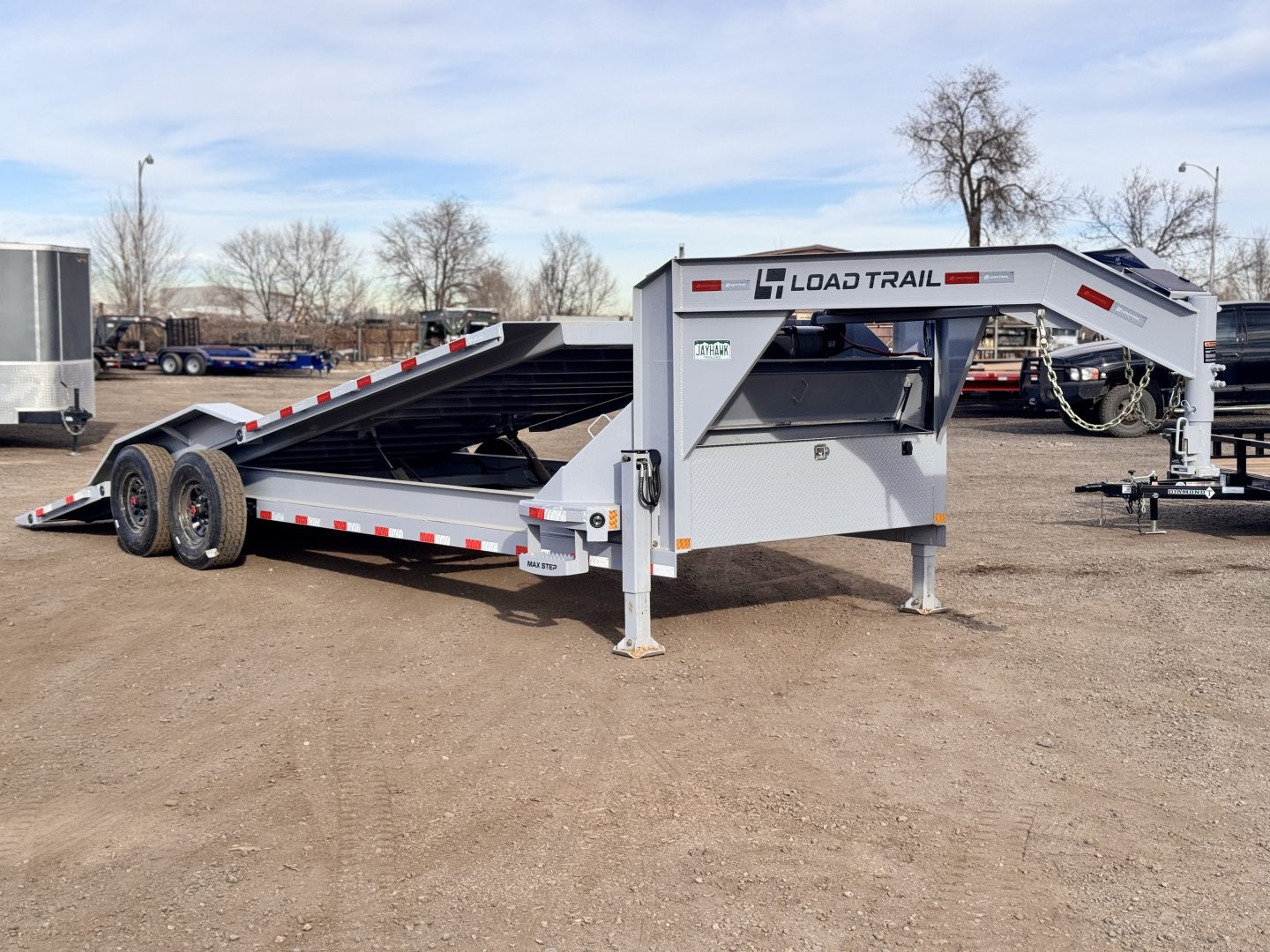 New 2026 Load Trail 8.5-24 Tilting Deck Gooseneck Buggy/Equipment Hauler 16K GVWR