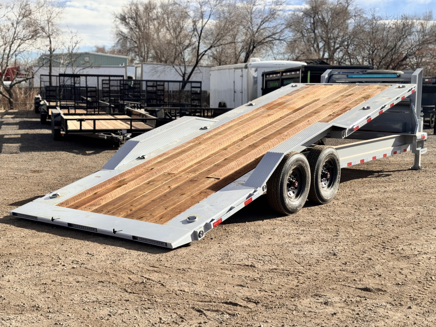 New 2026 Load Trail 8.5-24 Tilting Deck Gooseneck Buggy/Equipment Hauler 16K GVWR