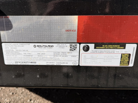 New 2026 Southland Trailers 7-HD22 Tilt Deck Equipment hauler 16K GVWR