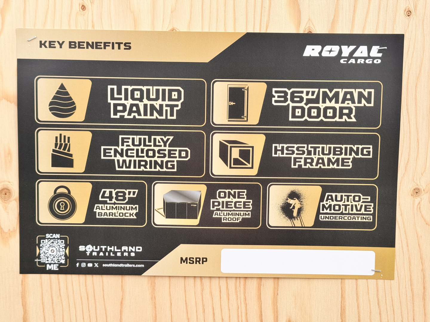 New 2026 Royal 6-12-1.5V Enclosed 3K GVWR